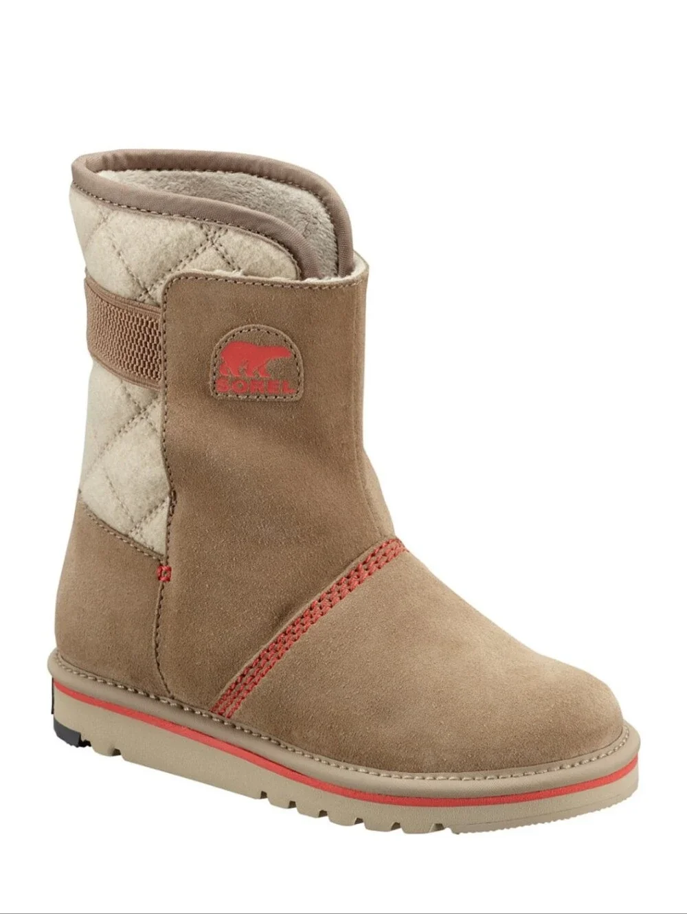 Sorel tan Campus Shorty Boot - Girls Size 5 Nwot